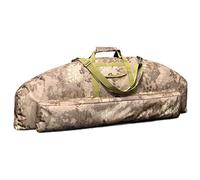 Alephnull Estuche para Arco Compuesto con Bolsillo para Flechas Bolsa para Arco Suave (Pitón Arenera, 113CM)