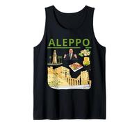 Alepo Siria Patrimonio Iconos, Ciudadela & Cultura Arte Camiseta sin Mangas