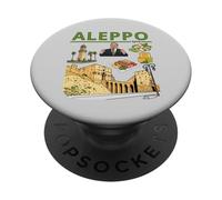 Alepo Siria Patrimonio Iconos, Ciudadela & Cultura Arte PopSockets PopGrip Adhesivo