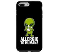 Alérgico A Los Humanos Divertido Alien Introvertido Humor Carcasa para iPhone 7 Plus/8 Plus