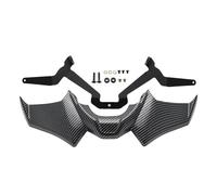 Aleron aerodinámico Compatible con Yamaha MT07 SP MT 07 202-2024 Sport Downforce Naked Spoilers Delanteros Deflector de ala aerodinámico(Carbon Fiber Look)