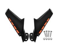 Aleron aerodinámico Compatible con ZX10R ZX6R 2016-2025 NINJA400 2018-2025 Espejo retrovisor Lateral alerón Winglets carenado Trasero(Matte Orange)