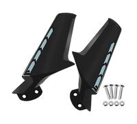 Aleron aerodinámico Compatible con ZX10R ZX6R 2016-2025 NINJA400 2018-2025 Espejo retrovisor Lateral alerón Winglets carenado Trasero(Bright Titanium)