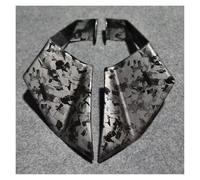 Alerón Aerodinámico Kit De Carenado para Motocicleta para Kawasaki ZX10R ZX-10R 2011-2019, Alerón Aerodinámico Y Aleta Fija. ala aerodinámica(Forged Carbon Paints)