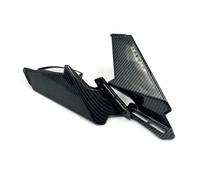 Alerón Aerodinámico para 450SR 250SR Alerón Retrovisor Ajustable para Motocicleta con Vista Trasera Mi Carenados Laterales(Carbon Fiber)