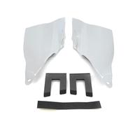 Alerón Aerodinámico para MT-09 para MT09 FZ 09 2021 2022 2023 Marco Asiento Cubierta Lateral ABS Panel Moldura Protector Carenado Accesorios Motocicleta Winglets(Light Grey)