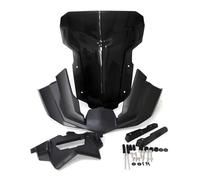 Alerón Aerodinámico para R1250GS R1200GS R 1250 1200 GS para ADV Motocicleta para Rally Rooster Head Parabrisas Deflector Spoiler Cubierta ala aerodinámica(Negro)