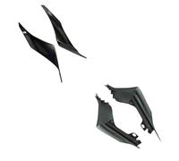 Alerón Aerodinámico Winglets Carenado Trasero Motocicleta Asiento Pasajero Panel Lateral para YZF-R6 para YZF R6 para YZFR6 2017 2018 2019 2020-2024(Carbon Fiber Coating)