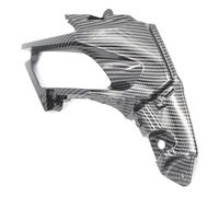Alerón Aerodinámico Winglets Cubierta Panel Lateral Superior Delantero Carenado Placa Tanque Combustible para NINJA400 para Ninja250 EX400 2018-2023(Carbon Fiber Paint L)