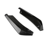 Alerón Aleta Coche 1 Par De Difusores Laterales Fibra Carbono para Parachoques Trasero Coche, Extensiones Protección para W204 E90 E92(Gloss Black)