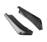 Alerón Aleta Coche 1 Par De Difusores Laterales Fibra Carbono para Parachoques Trasero Coche, Extensiones Protección para W204 E90 E92(Fibra de Carbon)