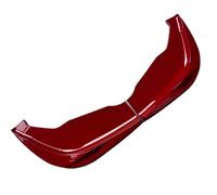 Alerón Aleta Coche Kit Carrocería Difusores Laterales Traseros Difusor Lateral ABS Embellecedor Tubo Escape para Serie 1 F40 Sport 128ti M135i (2019-2024)(Rojo)