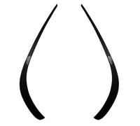 AleróN AutomóVil 14-2017 para Benz para CLS Clase C218 X218 para AMG Canard Splitter Alerón Parachoques Delantero Luz Antiniebla Embellecedor alerón Trasero del Coche(Aspecto de Carbono)