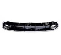 Alerón Coche Difusor Trasero Labio Cromado Negro Alerón Divisor Y Tubo Silenciador Punta Escape para A6 C7 2012-2015 Alerón Trasero Techo