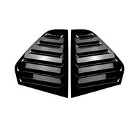 Alerón Coche Embellecedor Rejilla Ventilación Lateral La Ventana Trasera para VW para Golf 8 MK8 2020-2022, Color Negro Brillante/Fibra Carbono Difusor Parachoques(Glossy Black)