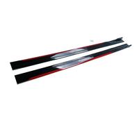 Alerón Coche Faldón Lateral Universal Coche 2 Unidades Divisores De Aletas Y Alerón Lateral para A3 A4 A5 A6 A7 A7 A8 Q3 Q5 Q7 RS5 RS6 RS7 S3 S4 TT Parachoques Delantero Spoiler(Rojo)