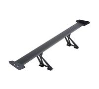 Alerón de coche de 43"/53'', alerón trasero de aluminio universal for maletero, alerón de carreras de ángulo ajustable, Compatible con BMW Honda, compatible con Mitsubishi Suzuki(Style3-Black 2Layer)