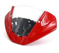 Alerón De Extensión Motocicleta Parabrisas con Soporte para Ducati para Monster 937/950 2021 2022(Red)