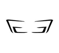 AleróN de Labio Compatible con Tesla Model Y Juniper 2025-2026, Compatible con Aire con Hoja de Viento, Kits de carrocería, Accesorios, Labio de Parachoques Delantero Coche Alerón Trasero
