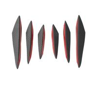 AleróN de Labio Protector de Labios de Parachoques Delantero de Coche de Goma Universal, difusor Trasero, alerón Divisor, Protector de protección de ala Coche Alerón Trasero