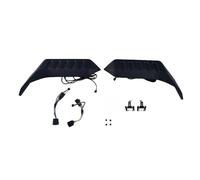 Alerón De Luz De Techo Trasera Para Jeep Wrangler JK 2007-2017 Divisor Lateral Borde Superior Lámpara LED De 4 Colores Estándar UE Y EE. UU Estilo Exterior Del Coche