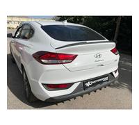 Alerón de Maletero Compatible con Hyundai i30 III Fastback Incl. N-Line 2017- (ABS Negro Brillante)