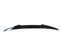 Alerón de Maletero Compatible Con Para E46 1999 2000 2001 2002 2003 2004 2005 Alerón Tapa Maletero Trasero Carbono Negro Brillante Alas Alerón Ajuste Exterior Coche Pieza(Glossy Black 1)