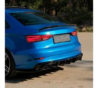 Alerón de Maletero Oneway Compatible con Audi A3 S-Line/S3/RS3 Sedan 8V/8V Facelift 2013-2020 - Negro Brillante