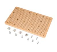 Alerón de MDF CNC con agujeros roscados M6 - Superficie de trabajo sacrificial premium de 30 x 18 cm para máquinas de enrutador CNC 3018