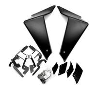 Alerón de Moto para MT-09 MT09 SP Mt09 2021 2022 2023 Motocicleta Sport Downforce Naked Spoilers Aerodinámicos Deflector ala Kit alerón Lateral Moto(Matt Black-Smoke)