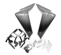 Alerón de Moto para MT-09 MT09 SP Mt09 2021 2022 2023 Motocicleta Sport Downforce Naked Spoilers Aerodinámicos Deflector ala Kit alerón Lateral Moto(Carbon Look-Clear)