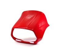 Alerón de Moto para Vespa Sprint 50 125 150 Carenado Delantero Motocicleta Cubierta Faro Parabrisas Colín Sección Trasera Deflector Kit alerón Lateral Moto(Red-Headgear)