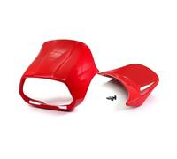 Alerón de Moto para Vespa Sprint 50 125 150 Carenado Delantero Motocicleta Cubierta Faro Parabrisas Colín Sección Trasera Deflector Kit alerón Lateral Moto(Red-Set)