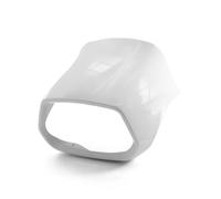Alerón de Moto para Vespa Sprint 50 125 150 Carenado Delantero Motocicleta Cubierta Faro Parabrisas Colín Sección Trasera Deflector Kit alerón Lateral Moto(White-Headgear)