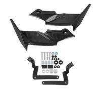 Alerón de Motocicleta CBR600RR Carenado Delantero De Motocicleta Alerón Aire para CBR600 RR CBR 600RR 600 2024 2025 Deflector Lateral del(Patrón de Fibra de Carbono)