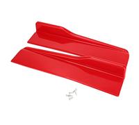 Alerón de parachoques de coche, 2 uds., faldón lateral de coche, divisor de difusor de alas universales antiarañazos para automóviles