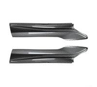 Alerón de parachoques delantero deportivo para BMW Serie 5 F10 F11 M con alerón lateral, kit de protección de plástico ABS, no necesita modificaciones (aspecto de carbono)