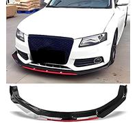 Alerón de Parachoques Delantero para Audi A4 B8 S4 2008-2010, Difusor de Parachoques Delantero Anti-rasguños Parachoques Delantero Coche Alerón