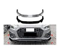 Alerón De Parachoques Delantero para Audi a5 Sline S5 8W6 2021+, Coche Alerón Delantero Frontal Spoiler Labio Difusor Separador Accesorios Coche,Piano Black