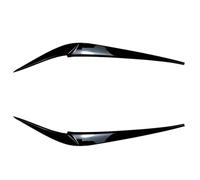 Alerón De Parachoques Delantero para X3 X4 G01 G02 2018+ Alerón Tipo Ceja para Faros Antiniebla Delanteros, Decoración De Fibra Carbono, Accesorios Modificación(Gloss Black)