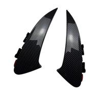 Alerón de Parachoques Trasero, Cubierta ventilación Aire, Canard Lateral Compatible con Mercedes-Benz CLA Clase C C118 CLA180 2020 en adelante(Carbon Fiber)