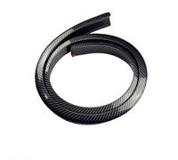 Alerón De Techo Universal De Caucho De Carbono Apto para Todo Tipo De Vehículos Maletero Alerón del Maletero(150CM-3.5CM)