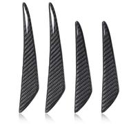 Alerón del Coche Canards Kit, 4pcs Universal de Coches Parachoques del Labio Splitter Frente alerón de Fibra Carbono Parachoques Canards Labio alerón del Cuerpo del Coche contra la colisión difusor