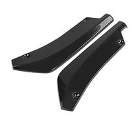 Alerón del Cuerpo del Automóvil, 1 par de Aletas Traseras Modificadas para Automóvil del Separador de Labios del Difusor de Canard del Parachoques Universal Modificado para Automóvil(Black)