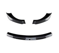 Alerón del labio del parachoques delantero Ki Front Bumper Lip Spoiler Diffuser Splitter For Tesla Model 3 2017 2018 2019 2020 2021 2022 2023 Carbon Fiber Look/Gloss Black(Carbon fiber look)