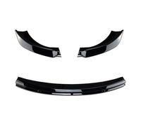 Alerón del labio del parachoques delantero Ki Front Bumper Lip Spoiler Diffuser Splitter For Tesla Model 3 2017 2018 2019 2020 2021 2022 2023 Carbon Fiber Look/Gloss Black(Glossy black)