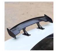 Alerón del Maletero Trasero del Coche Universal Alerones Labio Parachoques Trasero Coche(Large Carbon Fiber)