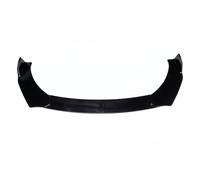 Alerón del Parachoques Delantero Black Car Front Bumper Lip Chin Spoiler Splitter Body Kit Guard Diffuser Deflector Lips Glossy For Tesla Model 3 2017-2020