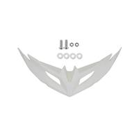 Alerón Delanter Extensión Cono Cubierta Nariz Pico Guardabarros Rueda Delantera para Versys 650 para KLE650 para LE650E 2015-2021 Spoilers Motocicleta(Blanco)