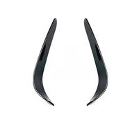 Alerón Delantero 2 Piezas para Clase C W205 C200 C260 C43 para AMG 2015-2018, Parachoques Delantero Faro antiniebla Kit carrocería estándar ABS Divisor Parachoques(Down Carbon Look)